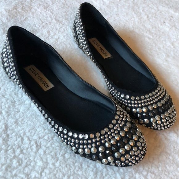 steve madden studded flats